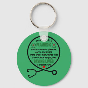 Porte-clés Le cadeau de Paramedic. Cela Appartient À Un Param