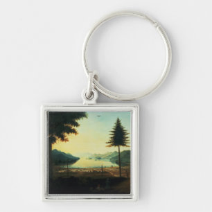Porte-clés Le campement au lac George, New York, 1759 (huile