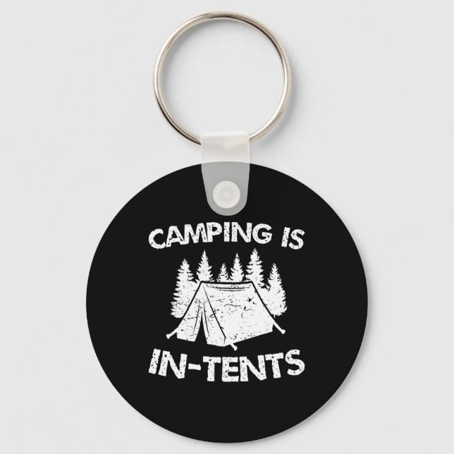 Porte-clés Le Camping Est Dans Des Tentes - Punition Intense  (Recto)