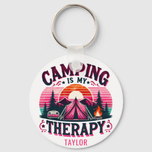 Porte-clés Le Camping Est Ma Thérapie