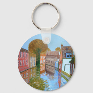Porte-clés Le canal Brugge