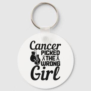 Porte-clés Le Cancer A Choisi La Mauvaise Fille Le Cancer Du 