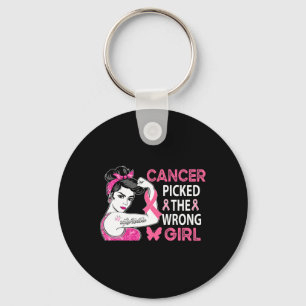 Porte-clés Le Cancer A Choisi La Mauvaise Fille Le Cancer Du