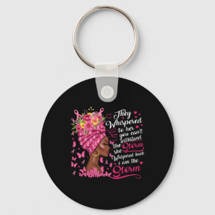 Porte-clés Le cancer du sein guerrier rose Ruban Je suis la t