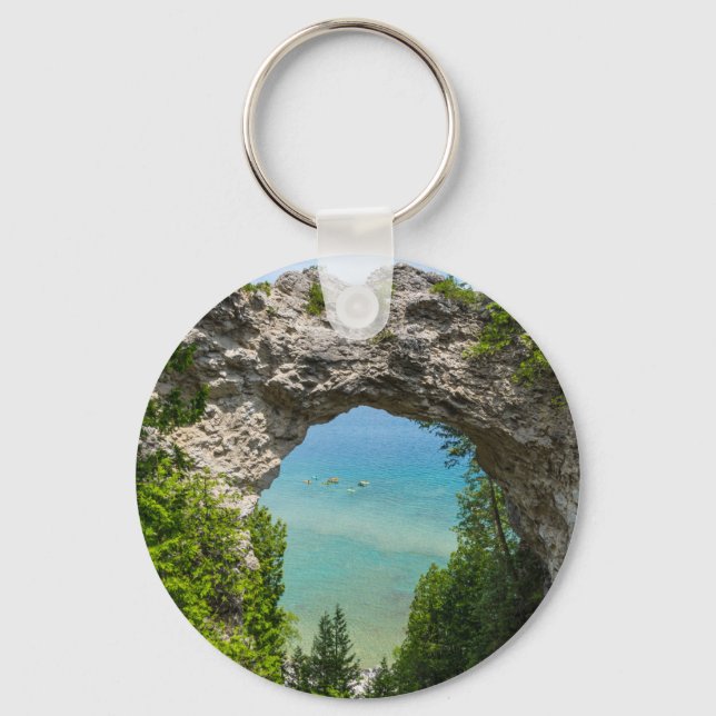 Porte-clés Le Canoë À Arch Rock (Recto)