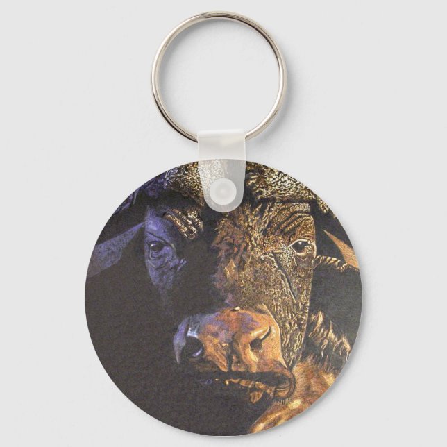 Porte-clés Le Cap Buffalo (Recto)