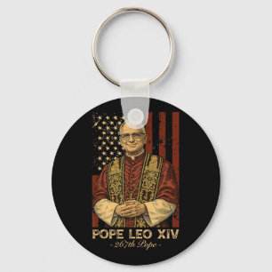 Porte-clés Le cardinal Robert Francis Prévost le pape Leo Xiv