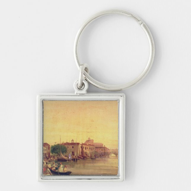 Porte-clés Le carénage, Bridgetown, Barbade, c.1848 (Devant)