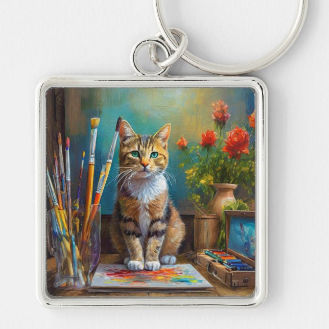Porte-clés Le Chat Artistique (Devant)