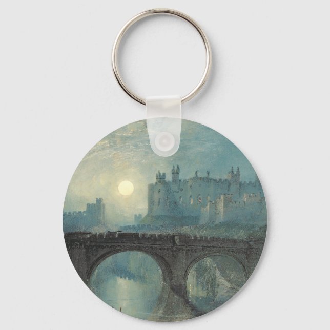 Porte-clés Le château William Turner Alnwick (Recto)