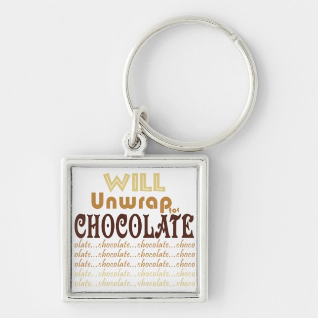 Porte-clés Le chocolat déroulent (Devant)