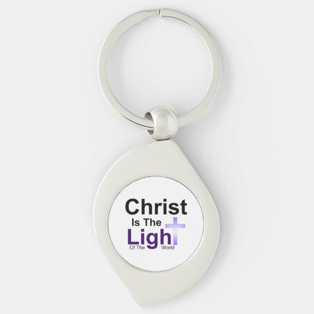 Porte-clés Le Christ est la lumière  (Devant)