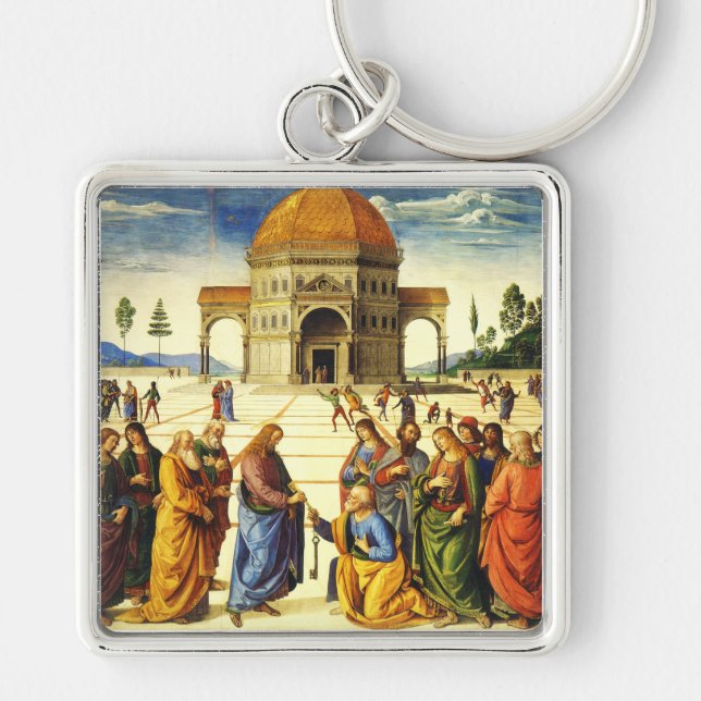 Porte-clés Le Christ remettant les clefs à saint Pierre (Devant)