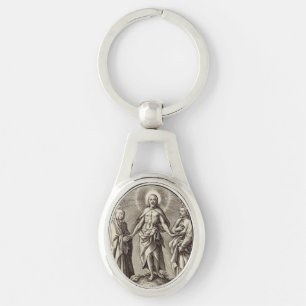 Porte-clés Le Christ Retreen se dresse sur une colline 
