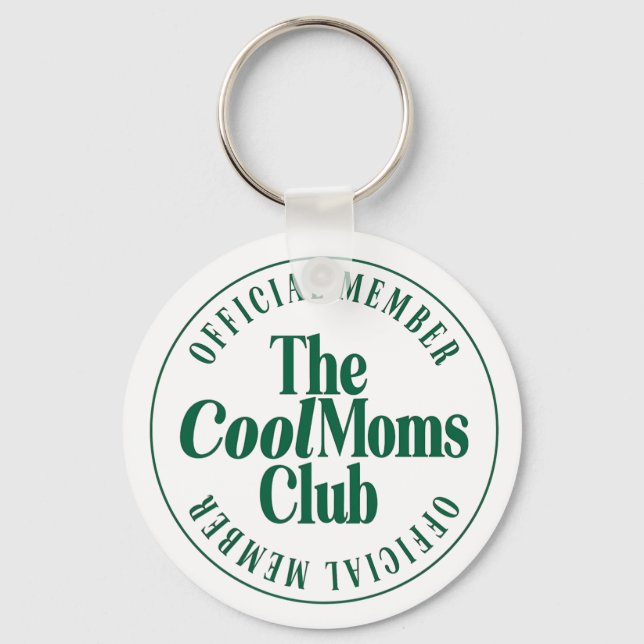 Porte-clés Le Club des Mères Cool Rétro Vert (Recto)