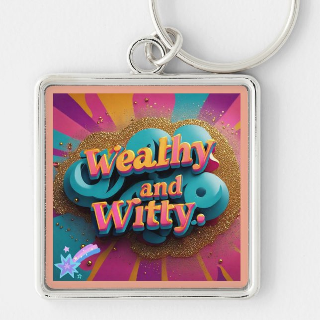 Porte-clés "Le Club du rire de luxe" (Devant)