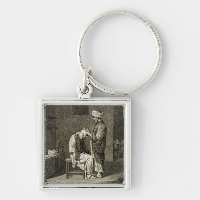 Porte-clés Le coiffeur, des arts du volume II et des (Devant)