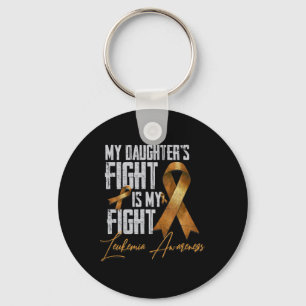 Porte-clés Le combat de la fille est mon combat Leucémie Sens