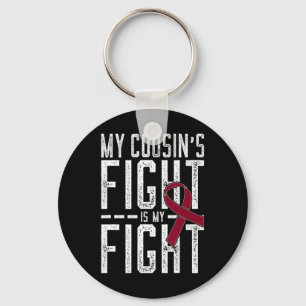 Porte-clés Le combat de mon cousin est mon combat Anémie de l
