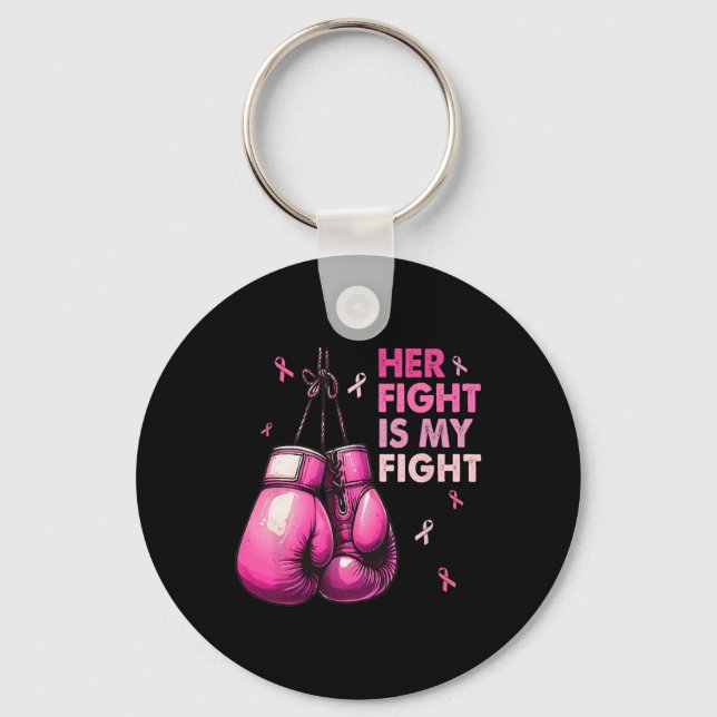 Porte-clés Le combat est mon combat Boxe Gants de la boxe du  (Recto)