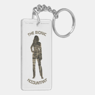 Porte-clés "Le comptable bionique"
