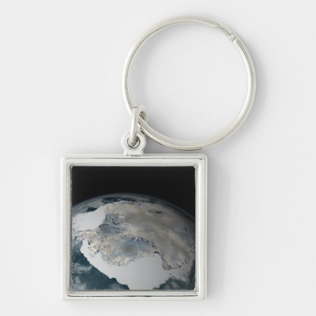 Porte-clés Le continent gelé de l'Antarctique (Devant)