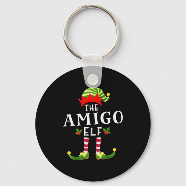 Porte-clés Le costume de Noël assorti de l'elfe Amigo  (Recto)