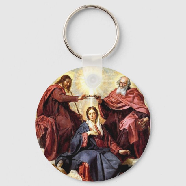 Porte-clés Le couronnement de la Vierge (Recto)