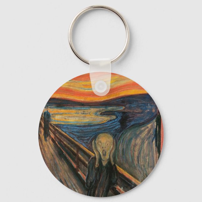 Porte-clés Le cri d'Edvard Munch (Recto)