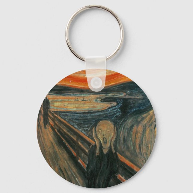Porte-clés Le cri d'Edvard Munch (Recto)