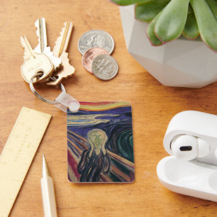 Porte-clés Le Cri d'Edvard Munch, Expressionnisme Vintage