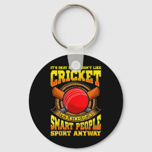 Porte-clés Le cricket est un championnat du monde de sport po