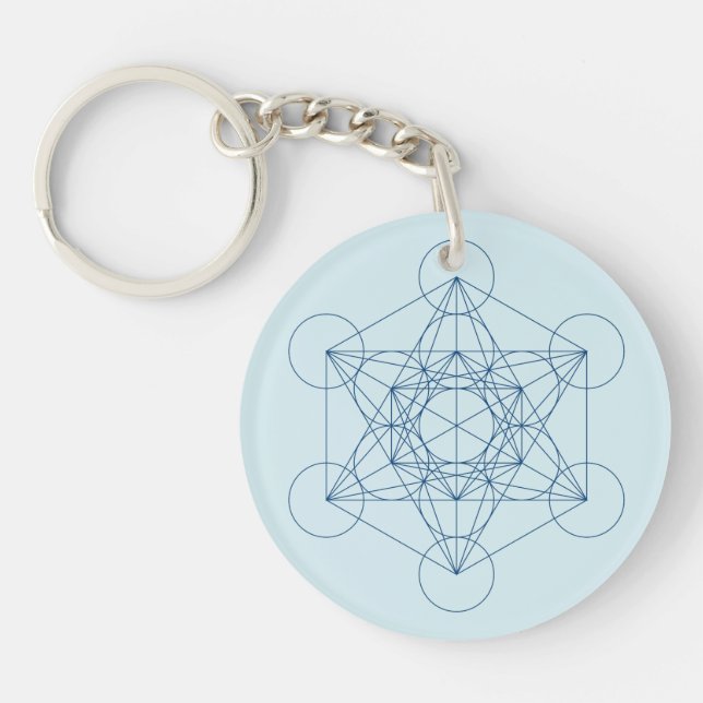 Porte-clés Le cube de Metatron (Devant)