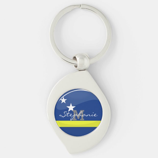 Porte-clés Le Curaçao rond diminuent (Devant)