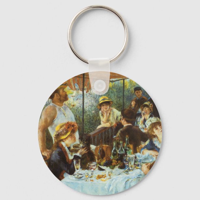 Porte-clés Le Déjeuner des canotiers de Pierre Renoir (Recto)