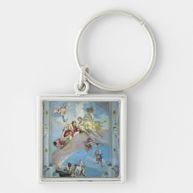 Porte-clés Le départ de Vénus d'Adonis, 1707-08 (fresque) (Devant)