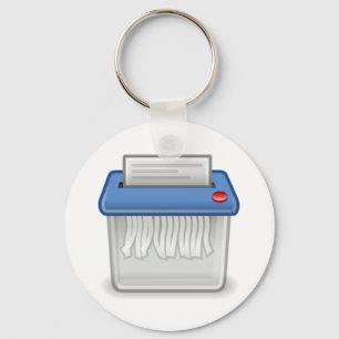 Porte-clés Le destructeur de papier