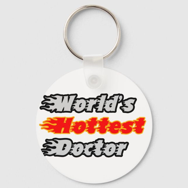 Porte-clés Le docteur le plus chaud du monde (Recto)