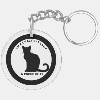 Porte-clés Le double a dégrossi porte - clé acrylique