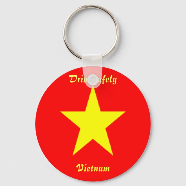 Porte-clés Le drapeau vietnamien porte - clé (Recto)
