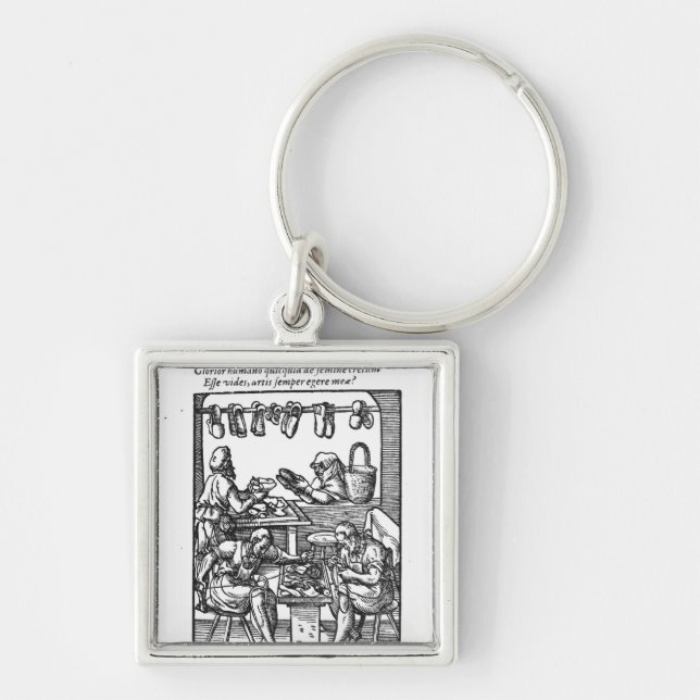 Porte-clés Le fabricant de chaussure (Devant)