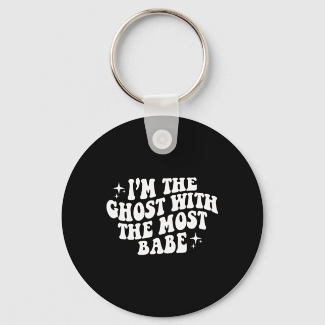 Porte-clés Le Fantôme Avec Le Plus Bébé Drôle Halloween Horro (Recto)