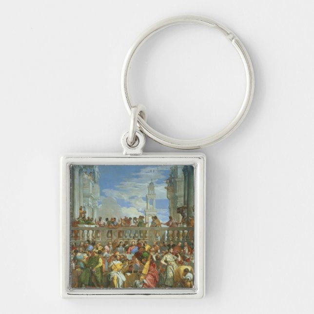 Porte-clés Le festin de mariage chez Cana, c.1562 (huile sur (Devant)
