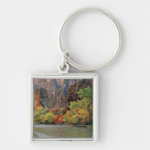Porte-clés Le feuillage d'automne le long de la rivière Virg