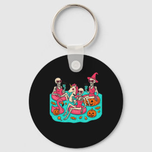 Porte-clés Le Flamant rose Skeleton De Summerween Attend Just