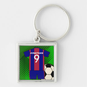 Porte-clés Le football personnalisé Jersey du football