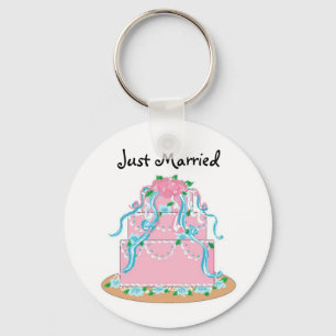 Porte-clés Le gâteau mariage vient de se marier