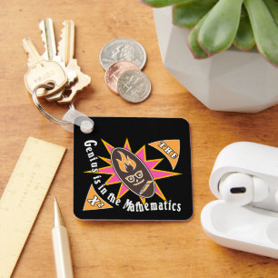 Porte-clés Le génie est dans les mathématiques