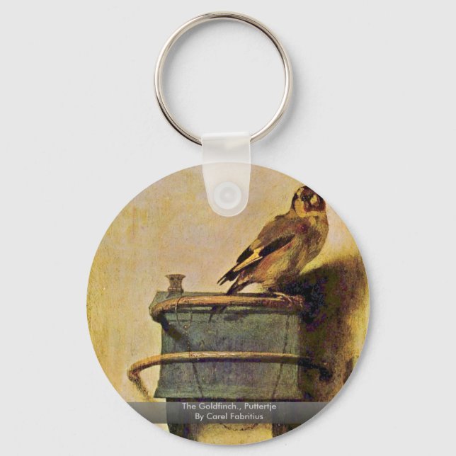 Porte-clés Le Goldfinch, Puttertje Par Carel Fabritius (Recto)