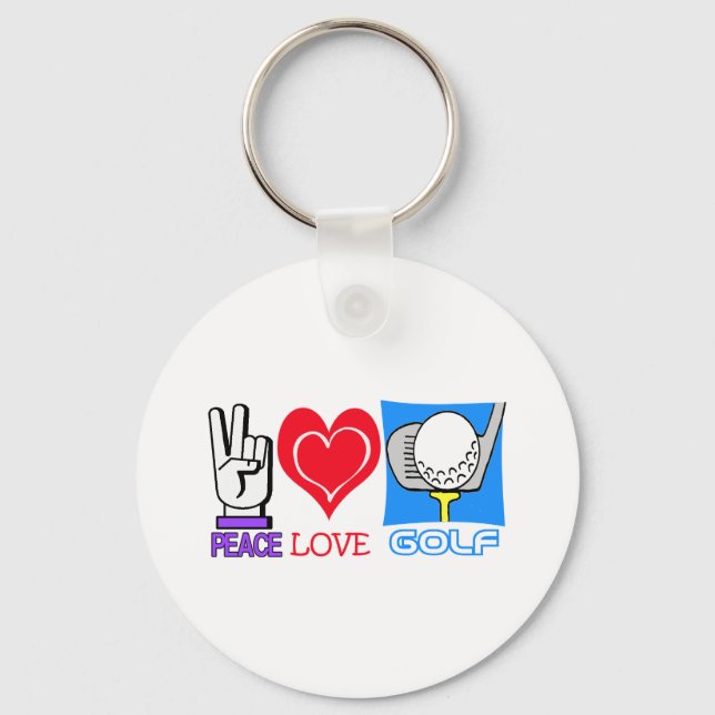 PORTE-CLÉS LE GOLF D'AMOUR DE PAIX (Recto)